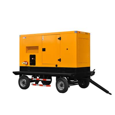 China Canopy 250kw 250 kw cheap price water cooled silent four wheel tow trailer diesel generator for sale 160L-2000L for sale