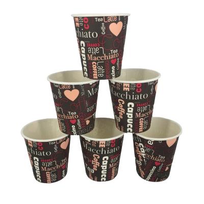 China Disposable Flexo Printing Factory Price Cold Drink 12oz Paper Tea Food Grade Coffee Cups For Juice for sale