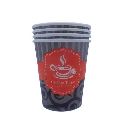 China Disposable Flexo Printing Coffee Paper Cup Fan In Roll for sale