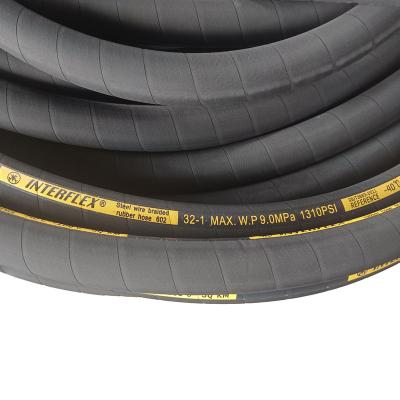 China Steel Wire Synthetic Rubber Braided Hydraulic Hose For Mine: 602 A Layers for sale