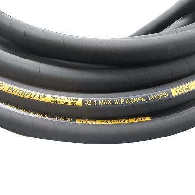 China Steel Wire Synthetic Rubber Braided Hydraulic Hose For Mine: 602 A Layers for sale