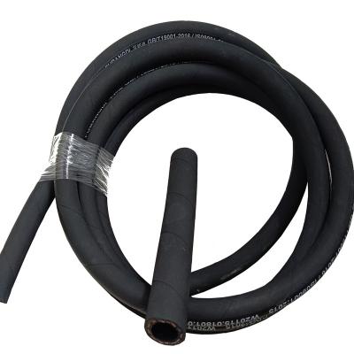 China Hydraulic Industrial Fiber Reinforced Water Rubber Hose One Two Layers Fiber Weaving Gasoline Oil Hose SAE 100 R6 R3 Universal Hose for sale