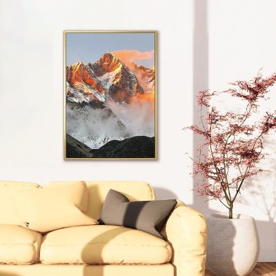 China Frame Twilight Himalaya Abstract Art Painting With Frame for sale