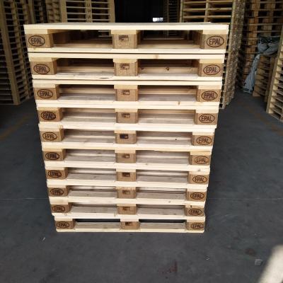 China Non-pollution 4 way and single faced wooden pallet fumigation certificate for sale