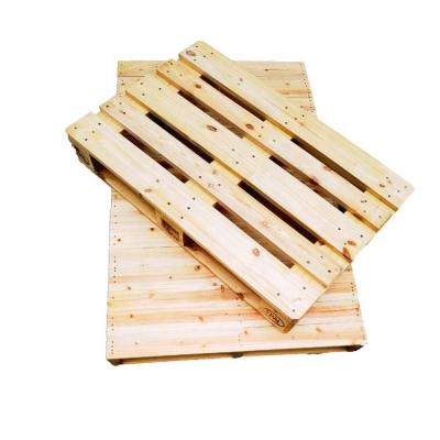 China Non-pollution solid wood pallet for transport packing or four-sided fork packing board for sale