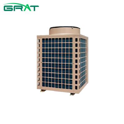 China Heater Steel Stainless Air Source Heat Pump Water Heater RV GRAT Brand Air Source Hot 10-100KW R22 Water Heat Pump for sale