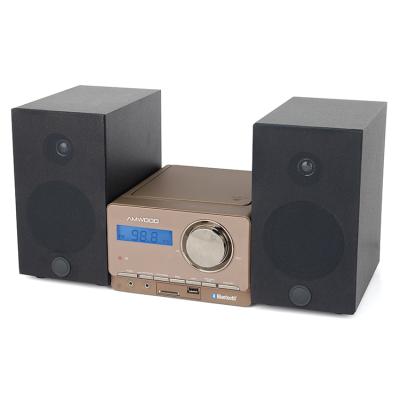 China Brand Home Radio Amwood Mini Radio Remote Control Wooden Speaker FM Radio for sale