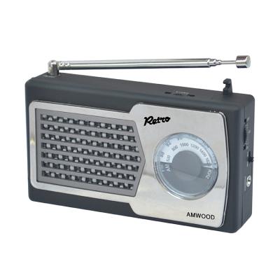 China AMWOOD 2020 home radio launches new ultra-mini old portable simple radio for sale