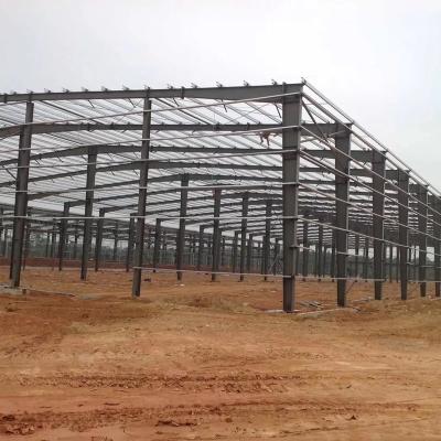 China Hdg Steel Structure Workshop With Solid H Shape Steel Beam Model Number Circular Steel Tube zu verkaufen