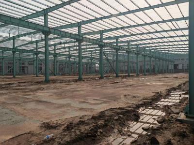 China C/Z Section Steel Purlin Prefab Warehouse Solid H Shape Steel Beam Structure zu verkaufen