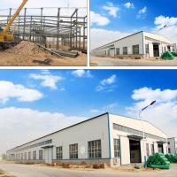 China Aluminum Alloy Window Prefabricated Steel Warehouse H Section Steel Beam en venta