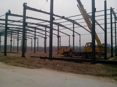 Cina Prefab Metal Steel Structure Fabricated Warehouse Building in vendita