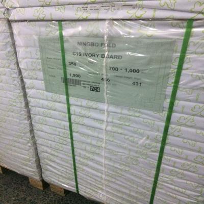 China Holzzzellstoff Ningbo Fold FBB/Elfenbeinkarton Das perfekte Verpackungs- und Druckmaterial zu verkaufen