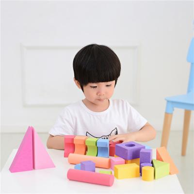 China Building toy 2022 puzzle block education diy educational toy Eva the new building block children's foam block for sale