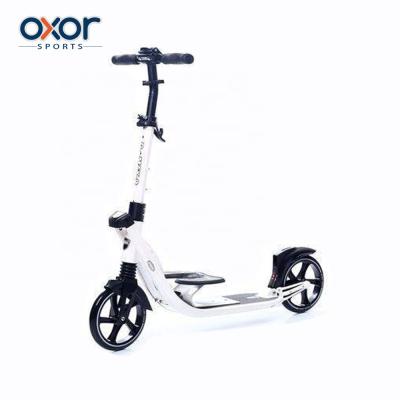 China Factory direct supply PU stand up two wheel foldable suspension adult kick scooter for sale