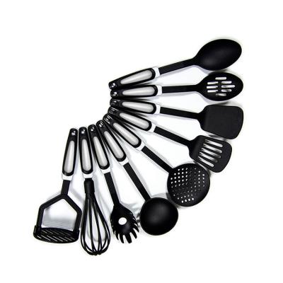 China 2021 Hot Sale Sustainable Kitchen Cooking Tool Kit 9 Piece Kitchenware Non Stick Plastic Utensils for sale