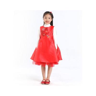 China Breathable Costume Polyester Summer Princess Girls Party Dress Kids Girls Clothes for sale