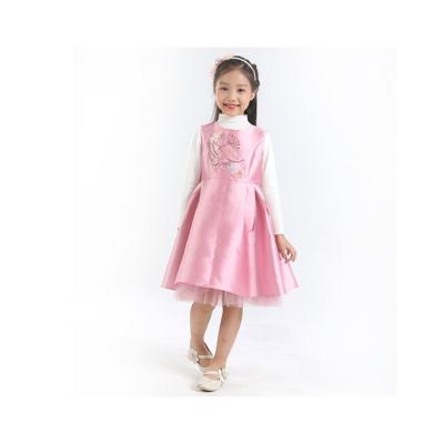 China Breathable Sleeveless Princess Child Girls Party Dress Polyester Evening Dresses for sale