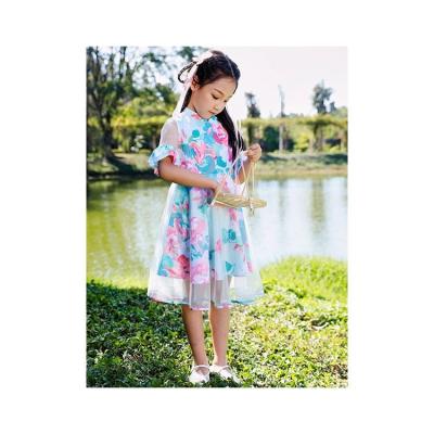 China Breathable Factory Cotton Dress Designs Dress Children For Girl 2-10 Year Old for sale