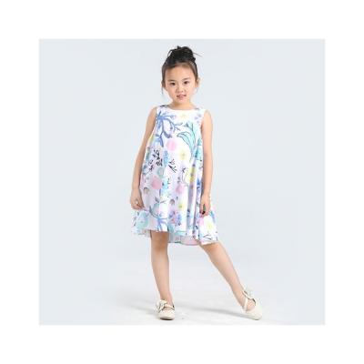 China Breathable Summer Dress Kids Clothes Kids Girls Cotton Vest Skirt Baby Dresses for sale