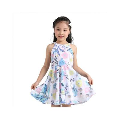 China Cute Breathable Princess Style Sleeveless Cake Toddler Girl Skirt Breathable Vest Skirt Dress for sale