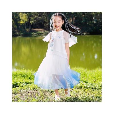 China Princess Girl Beautiful Elegant Chinese Style Designs Chinese Daily Special Soft Casual Dress for sale