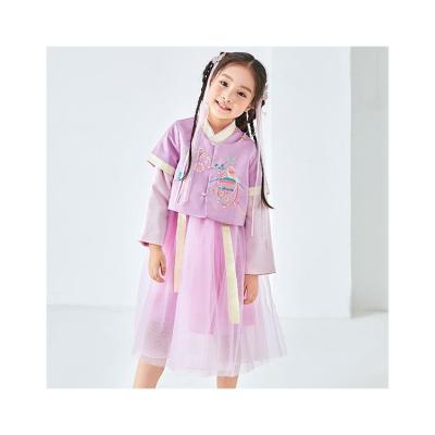 China Chinese Style Traditional Chinese Two Piece Dresses Baby Clothes Hanfu Children Dress for sale