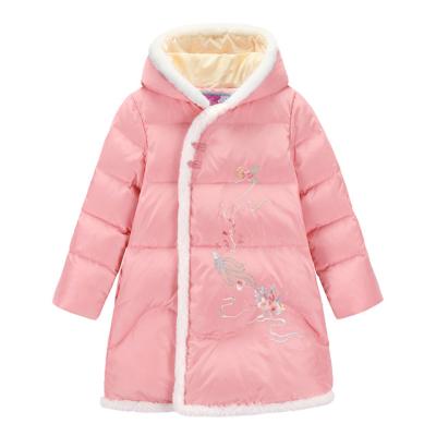 China Sale Navy Color Parkas Breathable Outerwear Type 7 Years Age Girls Coats And Outwear for sale