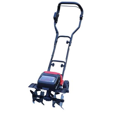 China Durable 40V Electric Power Attached Garden Mini Hand Push Tillers Cultivators With 4 Blades And 2 Wheels for sale