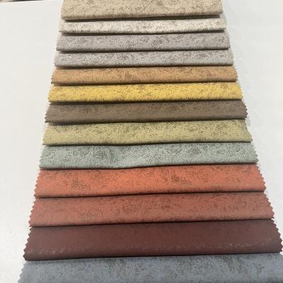 China Hai Ning Velvet Sofa Fabric Upholstery Luxurious Curtain Home Decor Water Resistant Bronzing Velboa Knit Fabric for sale