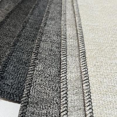 China 100 polyester anti pill simple light bonded upholstery home textile fabric imitation polyester sofa linen fabric for sale