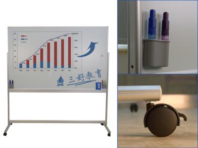 China Whiteboard eletrônico portátil ereto livre para a projeção e o Seco-Erase com bandeja à venda