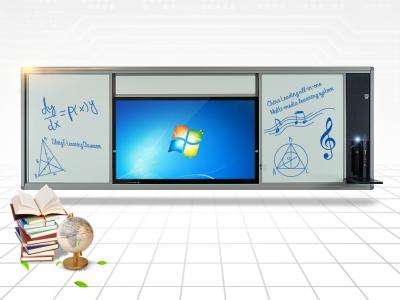 China sistema de aprendizaje interactivo del whiteboard del LCD de 65 pulgadas con el tablero de barrido seco del marcador en venta