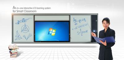 China Single Sided LCD Intelligent Whiteboard , Dry Erase Marker Board with Colorful Pen for sale