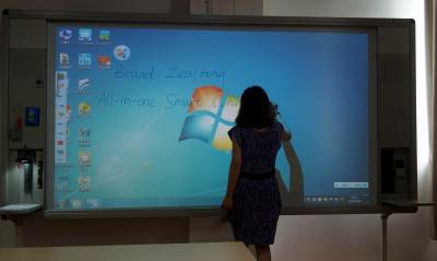 China Double Sided Smart Whiteboard Systems 120 inch , Interactive Response System for sale