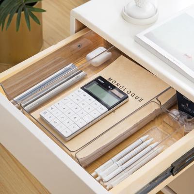 China Sustainable Multifunctional Home Plastic Organizer Transparent Drawer Storage Box for sale