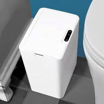 China Sustainable Electric No Touch Trash Bin Motion Sensor Trash Bin 15L Intelligent Automatic Trash Can for sale