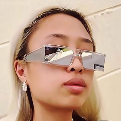 China 2021 Hot Sale Anti UV400 Small Rectangle Sunglasses Fashion Street Women Sunglasses Brand Sun Shade Custom Glasses for sale