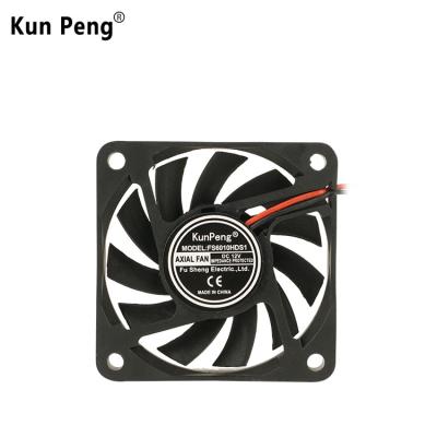 China KunPeng hotels ventilation fan 6010 12V or 12Vdc for sale