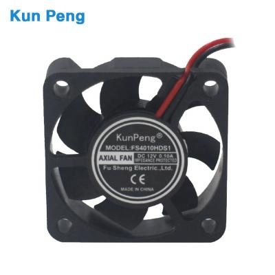 China Pure copper wire 40mm dc current 5v 12v 24v dc 4010 high speed axial fan for sale