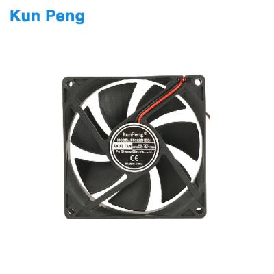 China Exhaust Brushless Ventilation DC Fan 9225 12V 0.5A 6W 3200RPM 85.55CFM 92x92x25mm DC Fan for sale