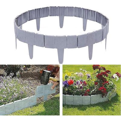 China Contemporary Plastic Garden Lawn Landscape Edging Plant Landscape Fences Garden Edging Border for sale