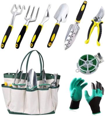 China Garden Tool Kit Stainless Steel Garden Tool Kit Gardening Growing Hand With Plant Labels for sale