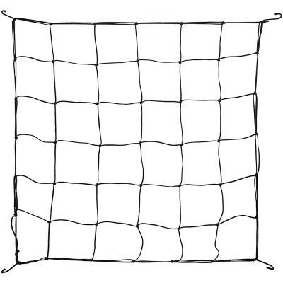 China Polyester Elastic Expandable Trellis Netting With Flexible Hooks Hydroponics Elastic Scrog Backing for sale