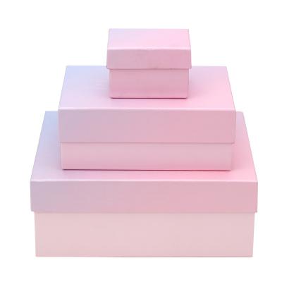 China Factory Price Recyclable Direct Custom Luxury Large Pink Cardboard Paper Garment Apparel Gift Packaging Box for sale