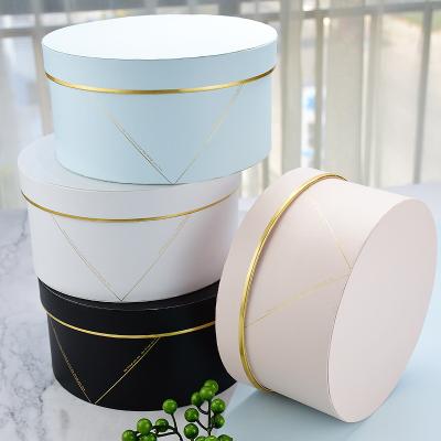 China Popular Luxury High Quality Recyclable Custom Rounding Paper Gift Box for sale