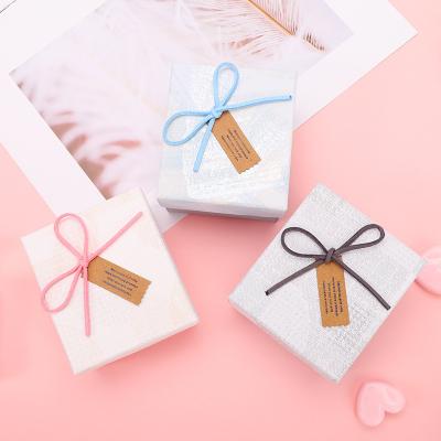 China Recyclable Custom Luxury Gift Packaging Box Wedding Square Shaped Paper Cardboard Paper Gift Box for sale