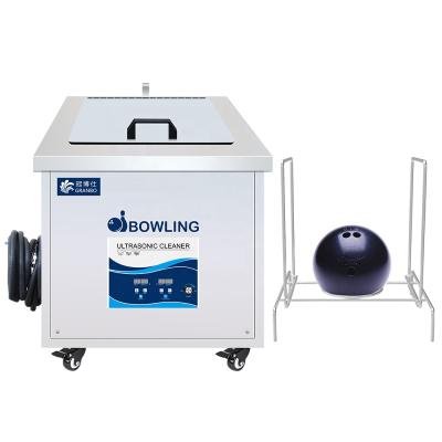 China New Type Hotels Ultrasonic Cleaner 600W 40khz 33L For Bowling Balls Golf Balls Stains Cleaning for sale