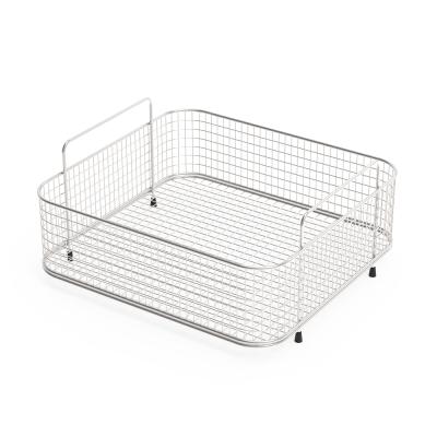 China Hotels Stainless Steel Metal Wire Small Mesh Baskets For Ultrasonic Cleaning Machine for sale