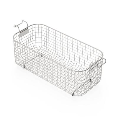 China Hotels Medical Basket 304 Stainless Steel Metal Wire Mesh Ultrasonic Cleaning Basket for sale